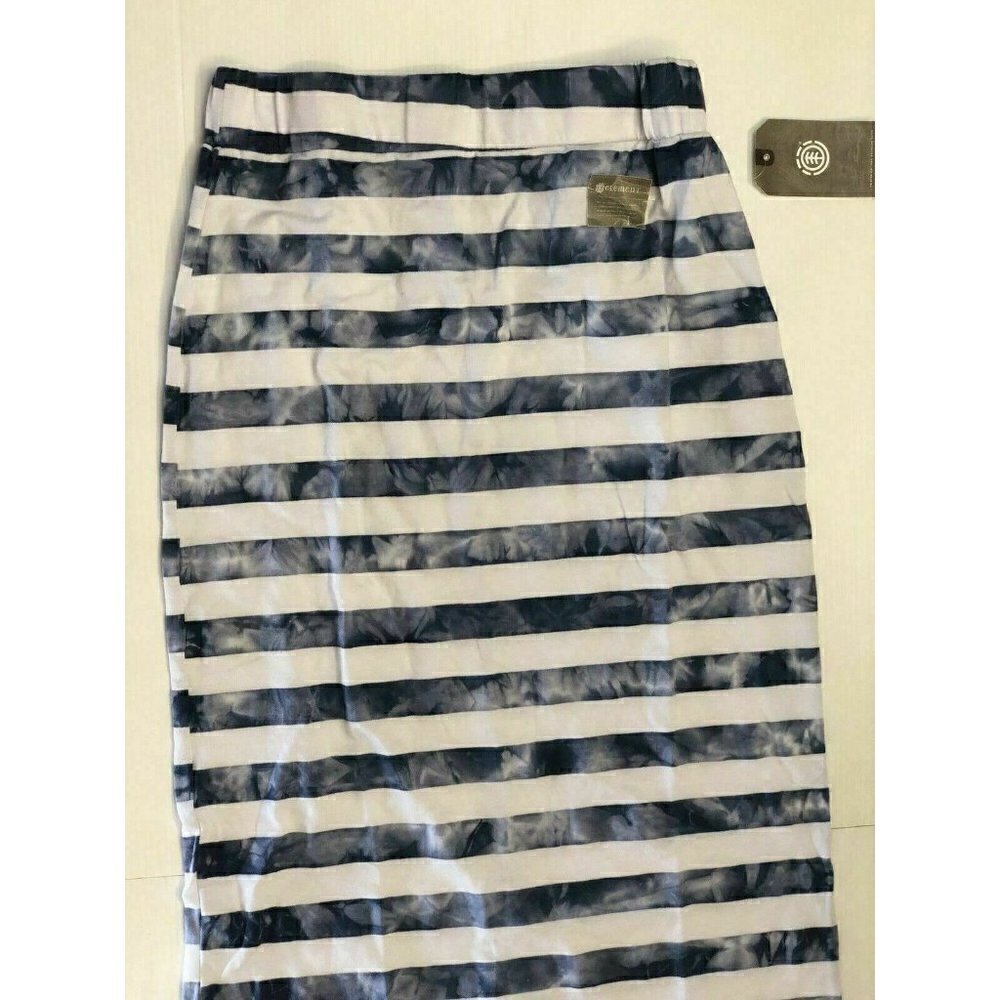 Element Women's Cotton Blend Beach Casual Florence Tie Dye Striped Maxi Skirt - Picture 9 of 12